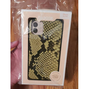 NEW! Sonix Iphone 11/Xr Case in Neon Green Python Snake Print